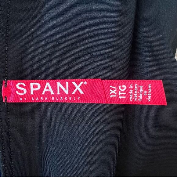 SPANX Tummy Control Lapis Night Blue Velvet Career Casual Leggings Pants SZ 1X - Picture 6 of 15